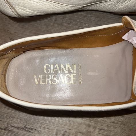 gianni versace mens slip-ons|Versace suede slippers.